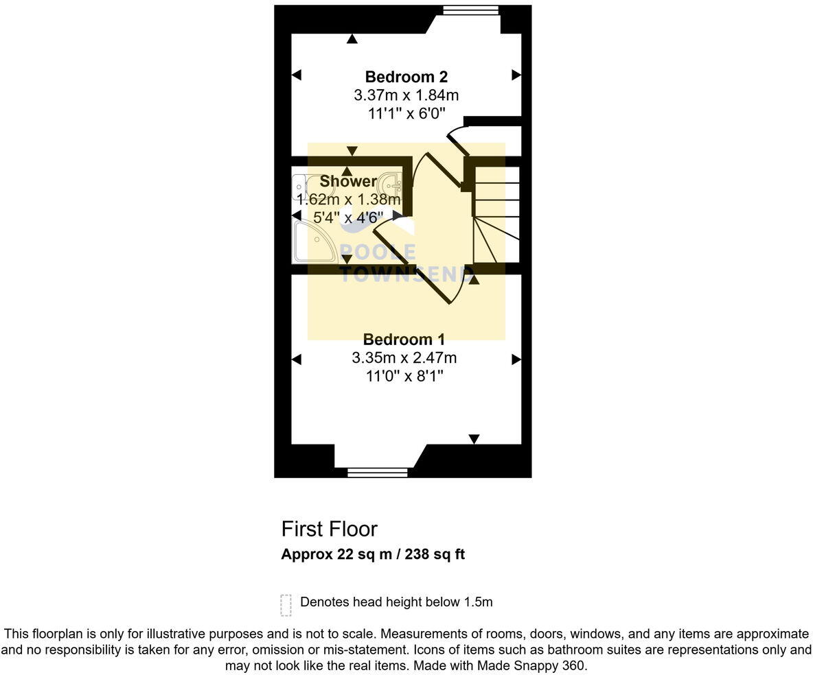 Back Hart Street, Ulverston, LA12 7HZ floorplan