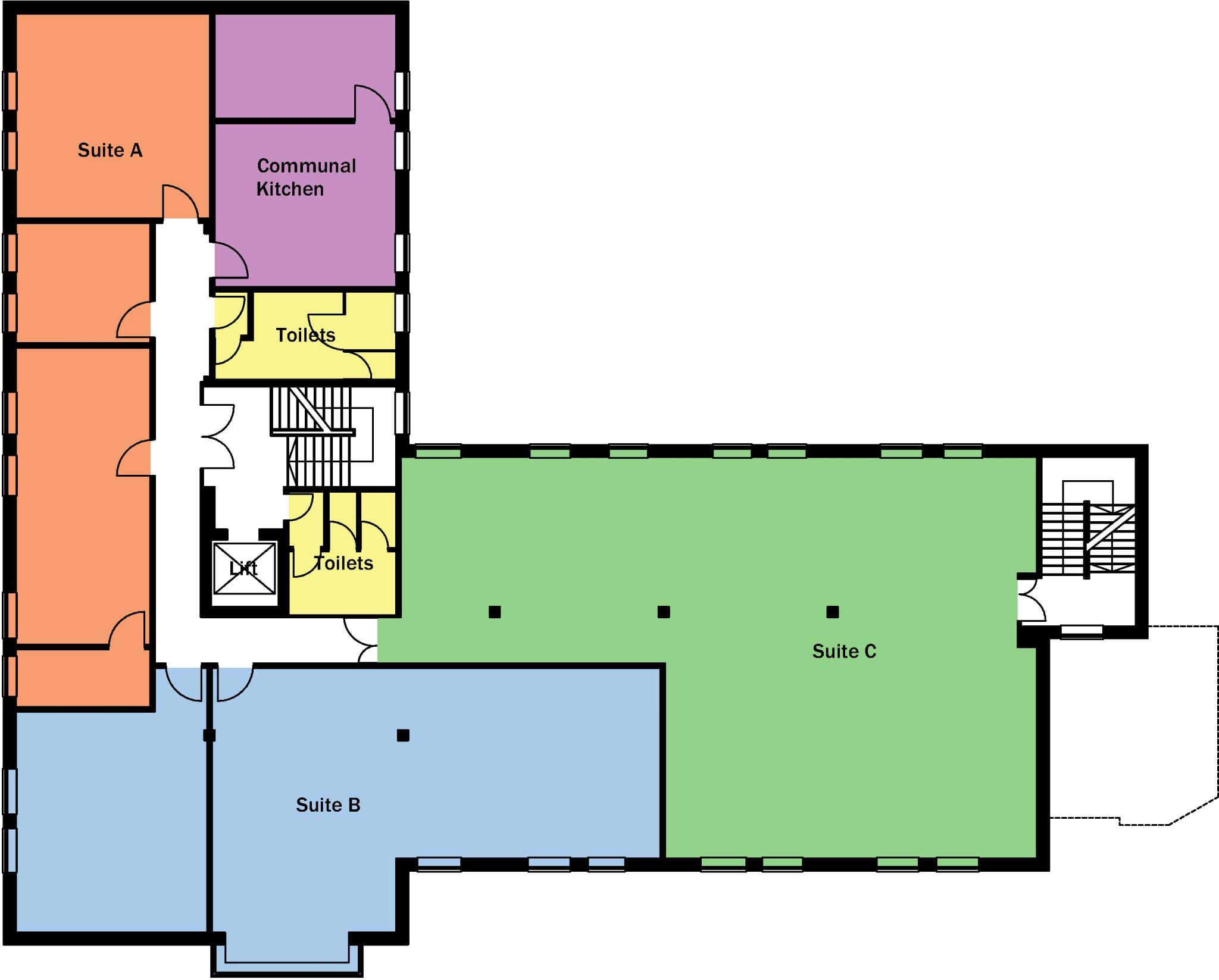 Crescent House Floor Plan