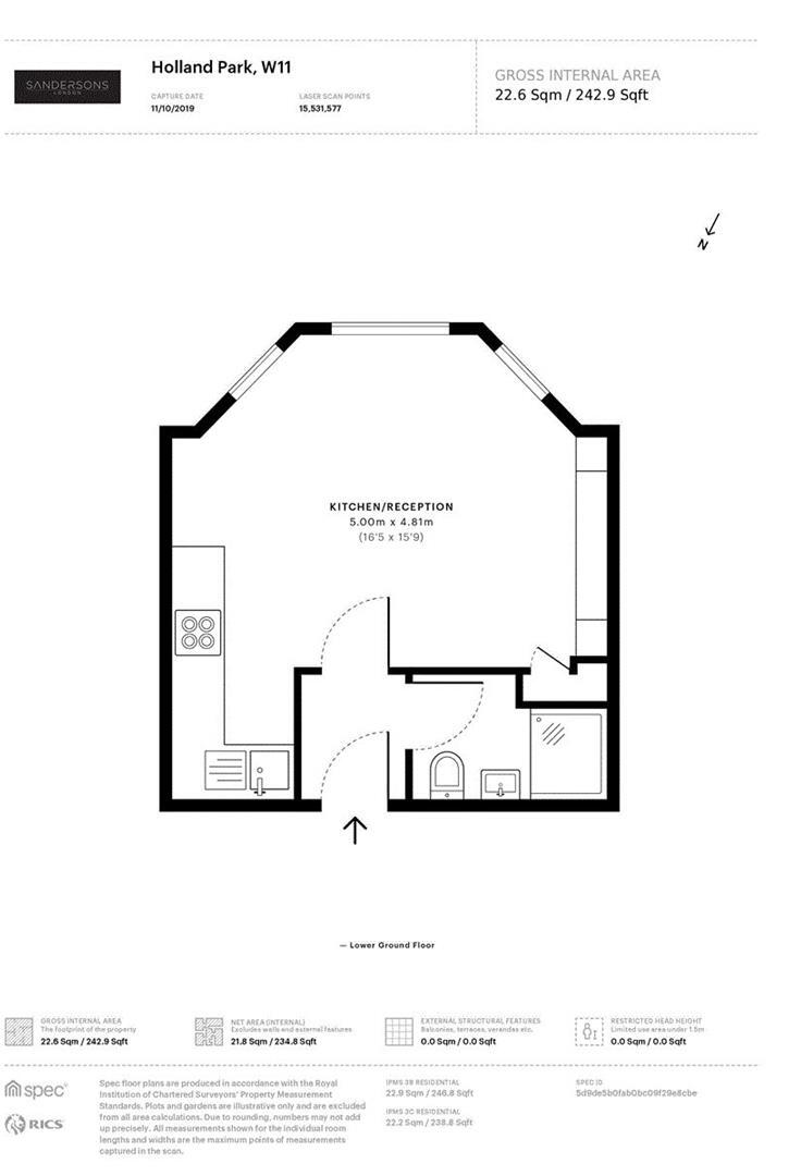 Holland Park London floorplan