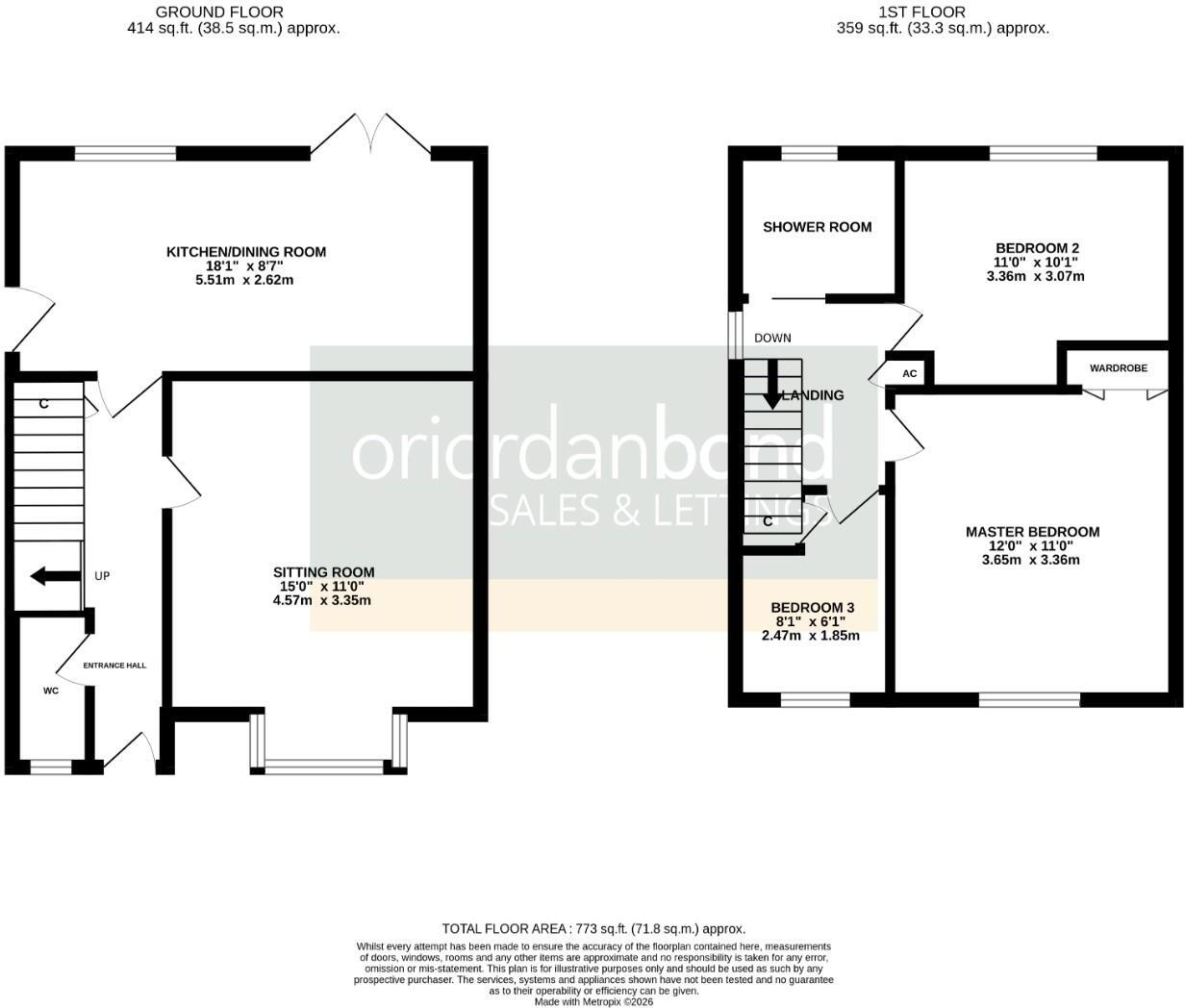 Hedge End, East Hunsbury, Northampton NN4 floorplan