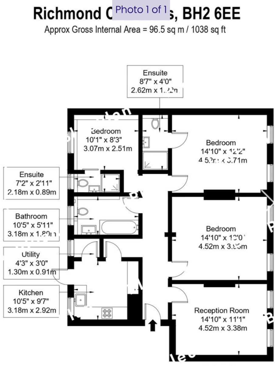 Richmond Chambers, Richmond Hill, Bournemouth, Dorset, BH2 floorplan