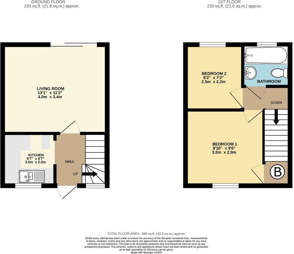 8, Squires Court, Bicton Heath, Shrewsbury floorplan