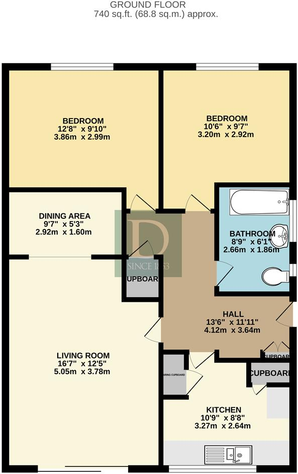 4, Pound Close, Halesworth floorplan