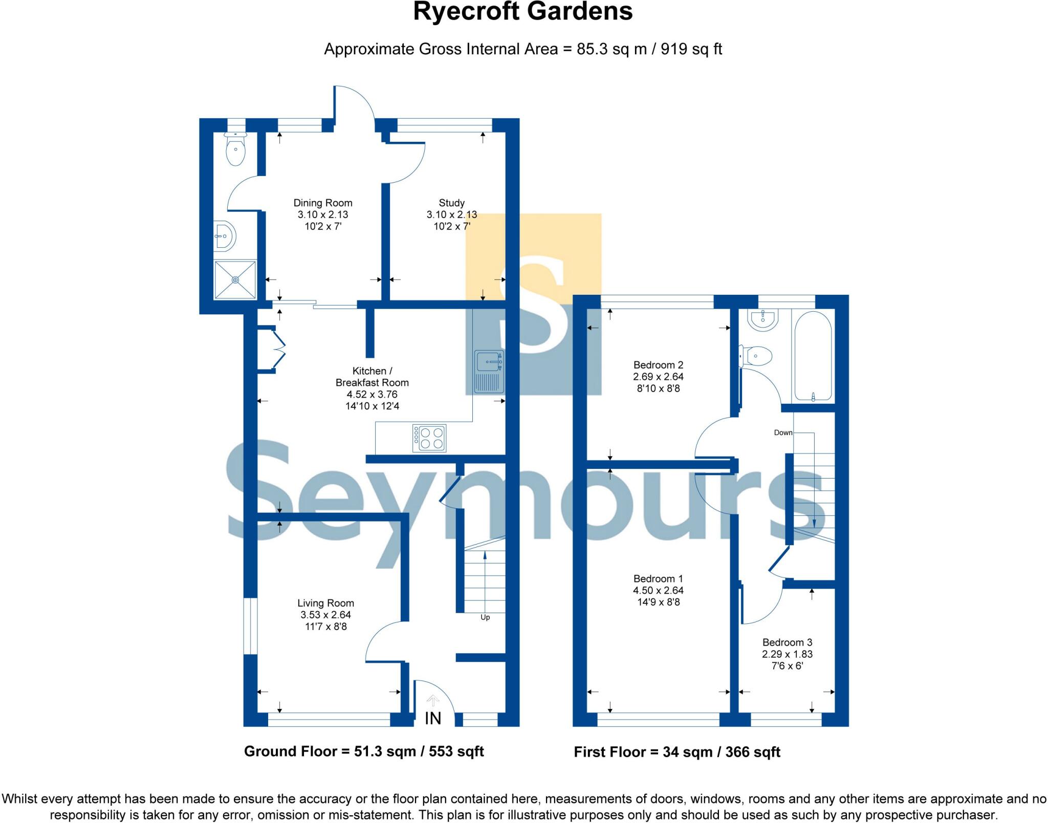 Ryecroft Gardens, Blackwater floorplan