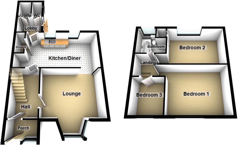 Westbrook Avenue, Aldridge floorplan