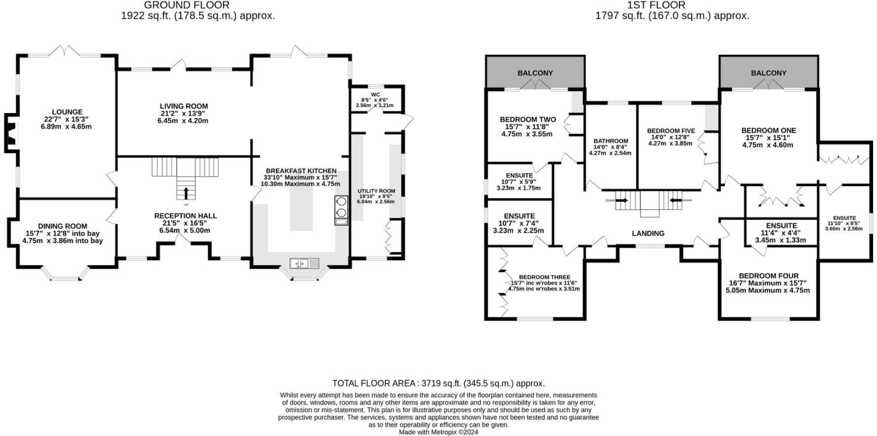 An immaculately presented and individually designed detached family home in Tiverton, Tarporley floorplan