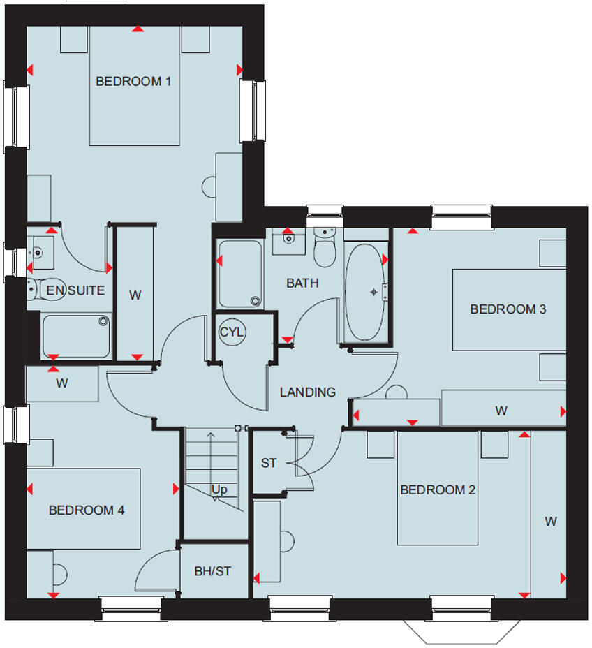 Longmeanygate Road,
Midge Hall,
Leyland,
PR26 7TB floorplan