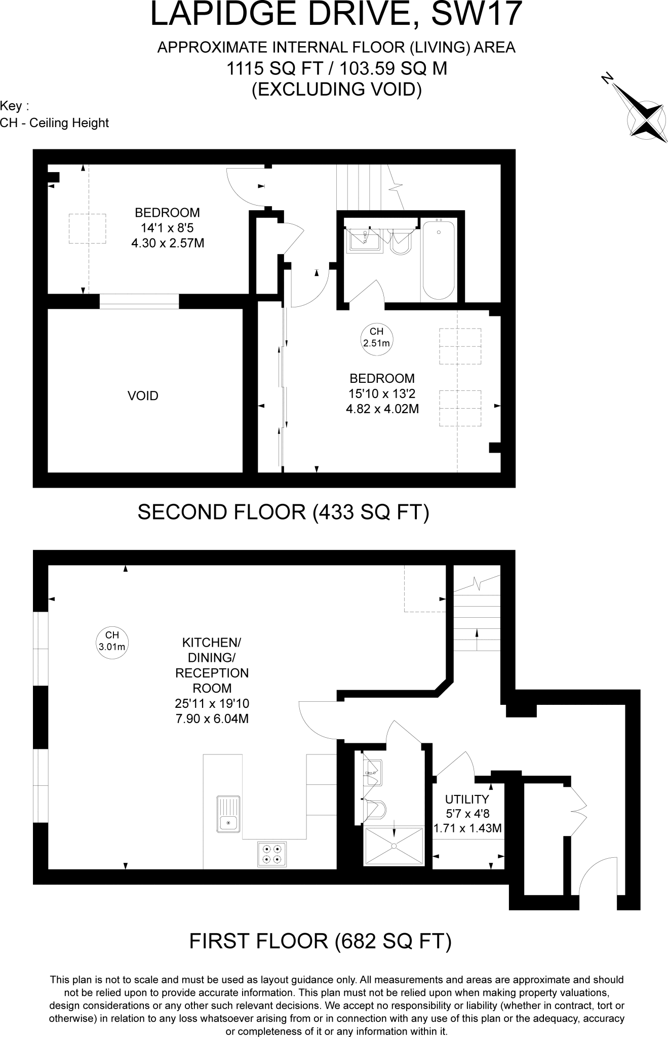 Lapidge Drive, SW17 floorplan