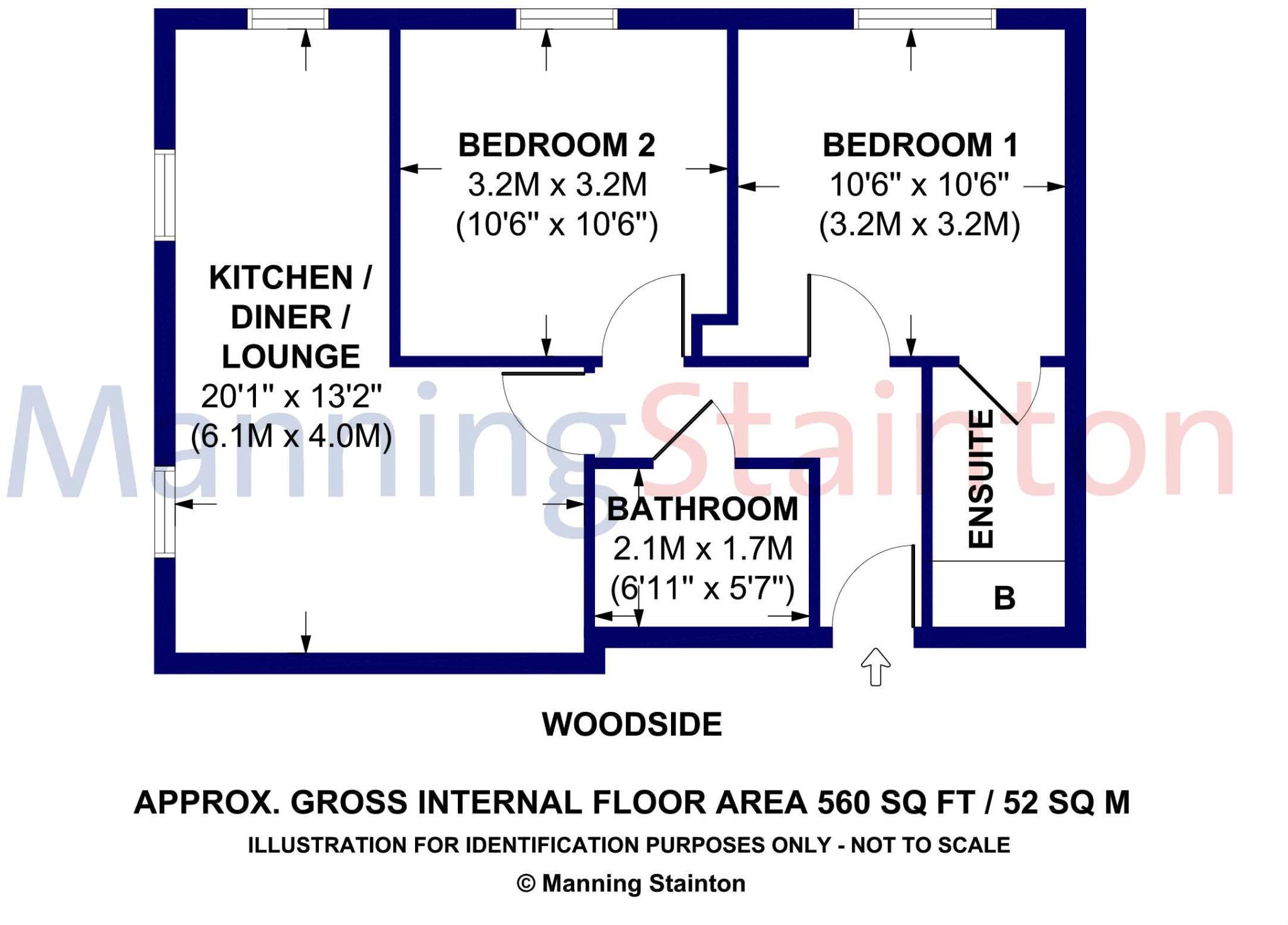 Woodside Court, New Forest Village, Leeds floorplan