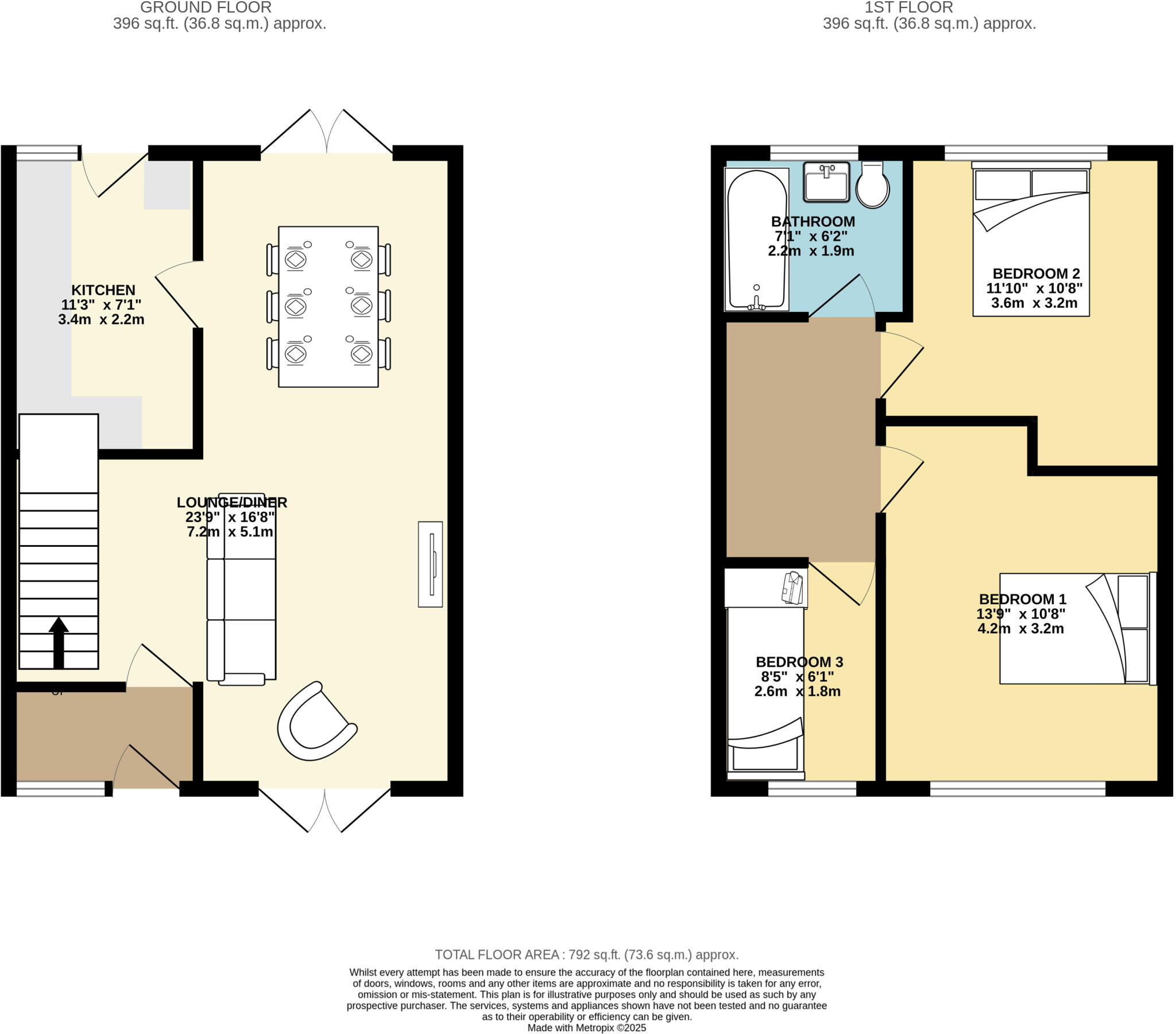 Gray Court, Leeds, West Yorkshire, LS15 floorplan