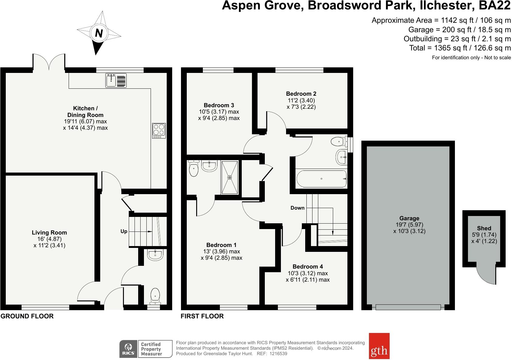 12, Aspen Grove, Broadsword Park, Ilchester, Yeovil, BA22 floorplan