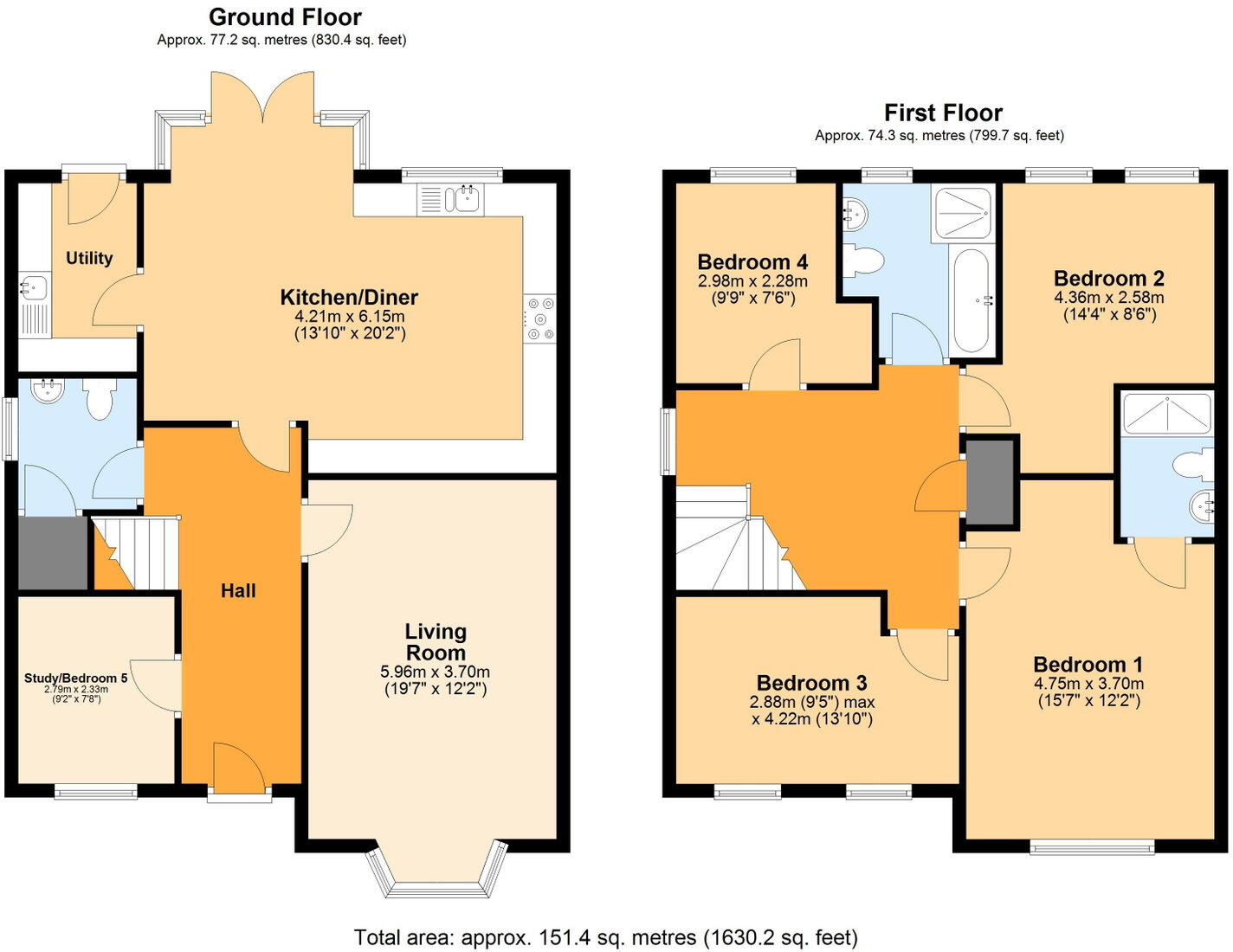 Trem Y Rhyd, St Fagans, Cardiff, CF5 6FW floorplan