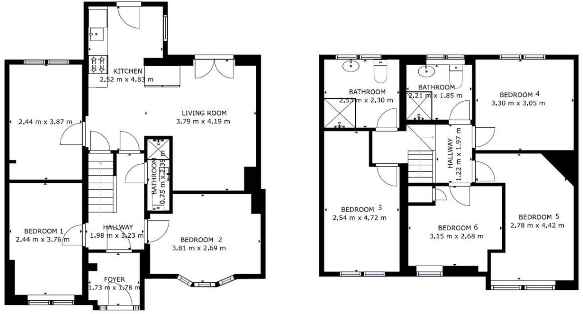 Beeston Road, Nottingham, NG7 floorplan