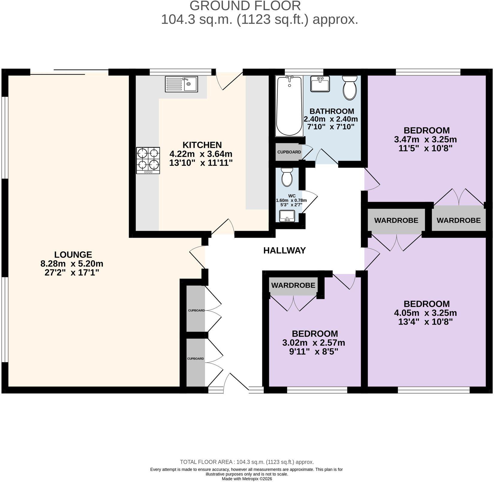 Southern Parade, Preston, PR1 floorplan