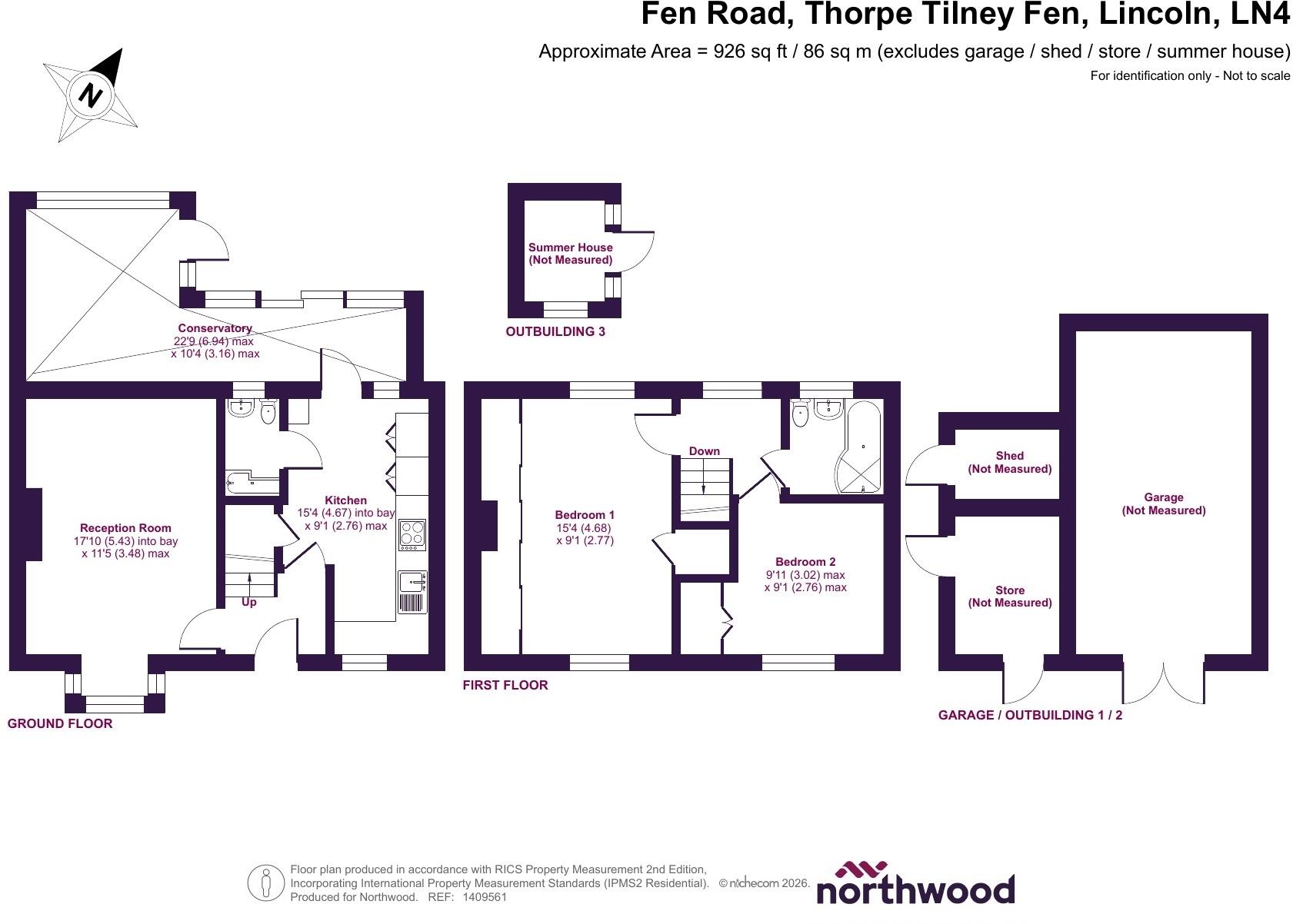 Thorpe Tilney, Lincoln, LN4 floorplan
