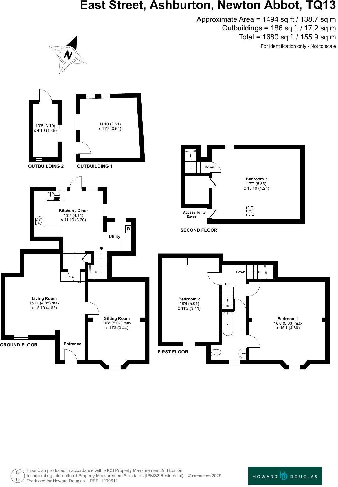 71, East Street, Ashburton floorplan
