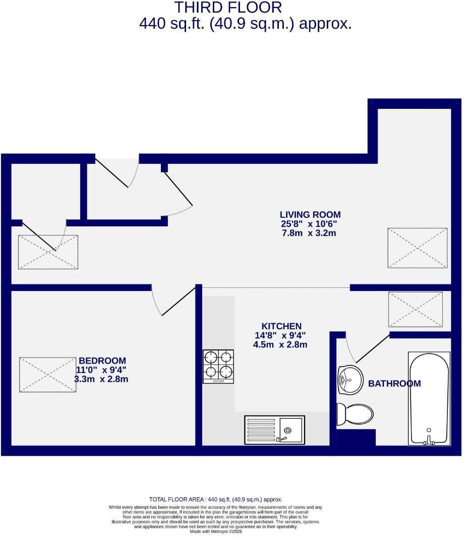 Wenlock Terrace, York floorplan