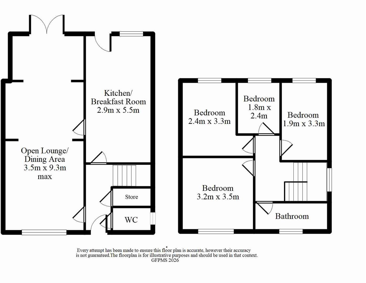 Pentland Avenue, Clayton, Bradford floorplan