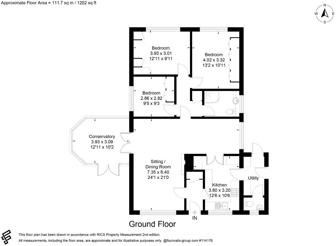 Sarum Way, Hungerford floorplan