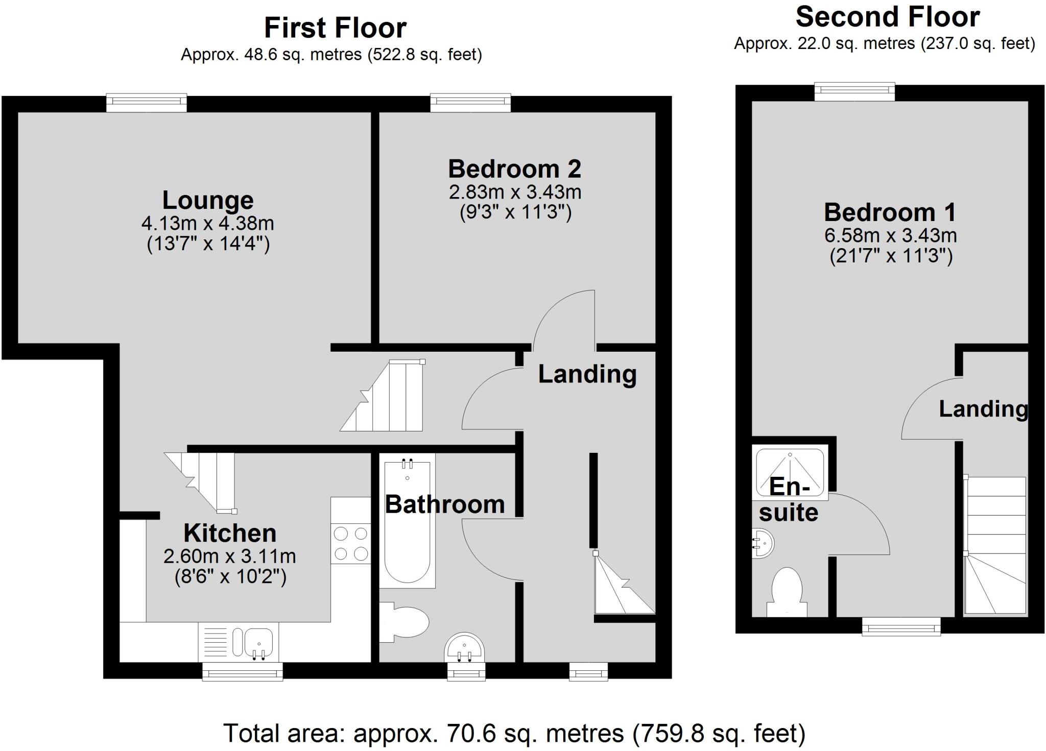 82a High Street floorplan