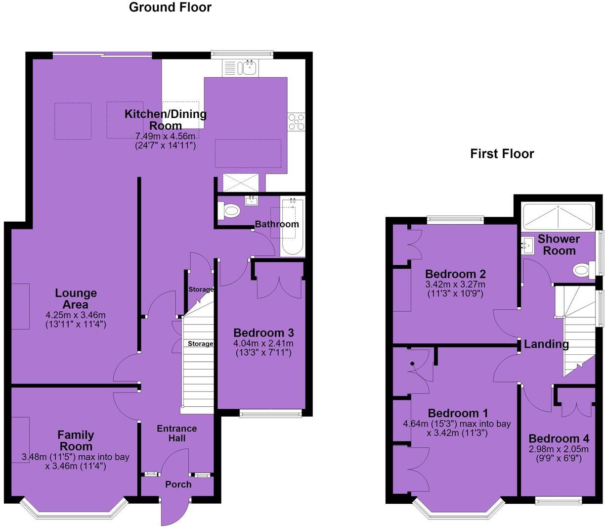 Polruan Road, Chorlton floorplan