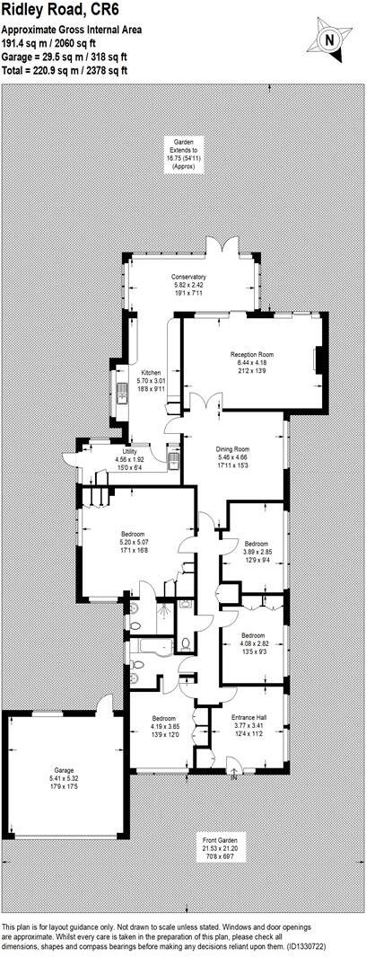 Ridley Road, Warlingham floorplan