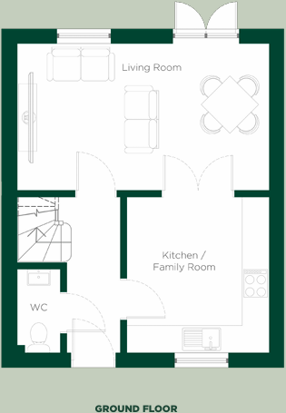 Plot 10 "The Acer "  Hayes Gardens, The Street, Little Clacton, CO16 9LD floorplan