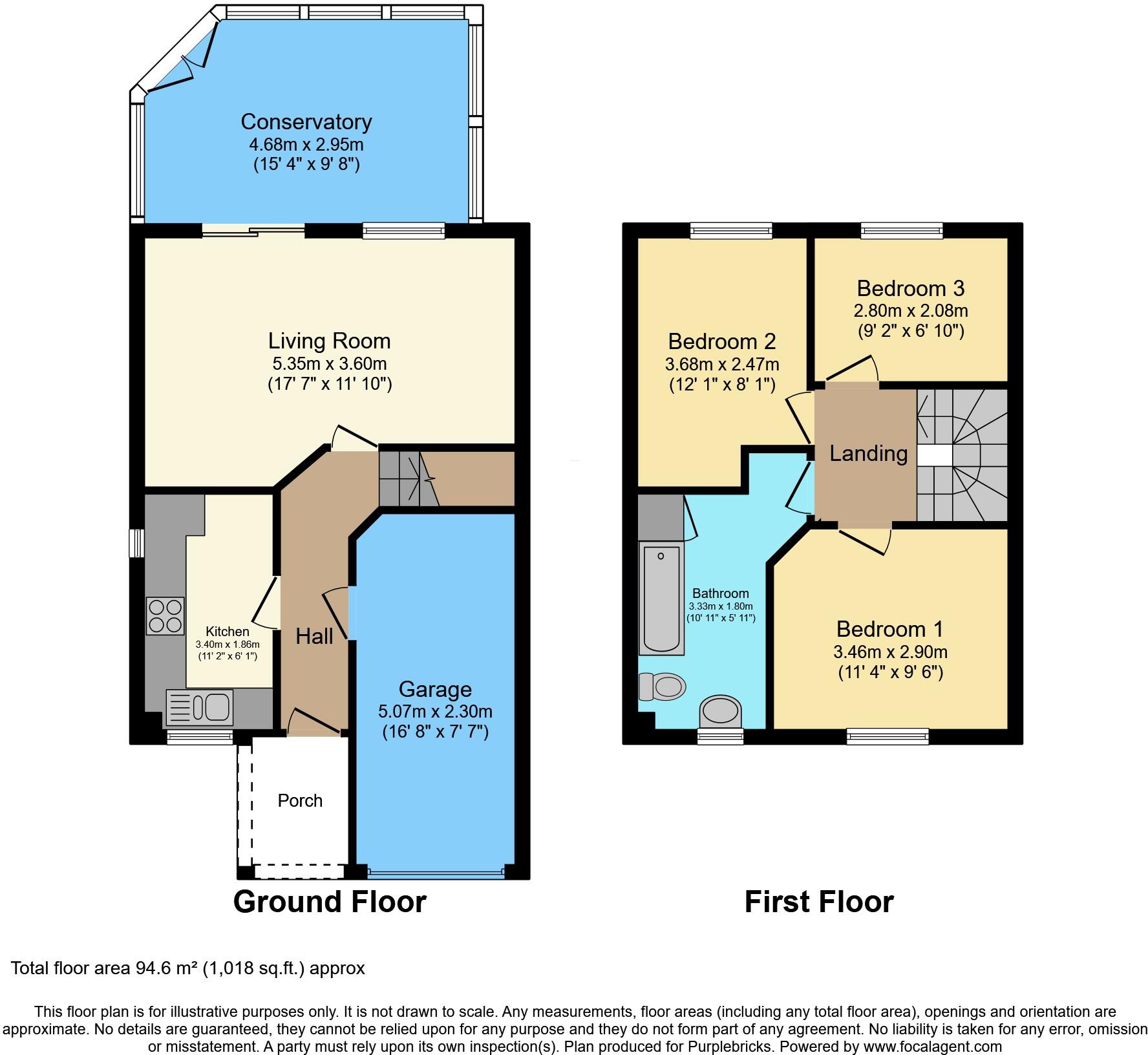 Webb Street, Newstead Village, NG15 floorplan