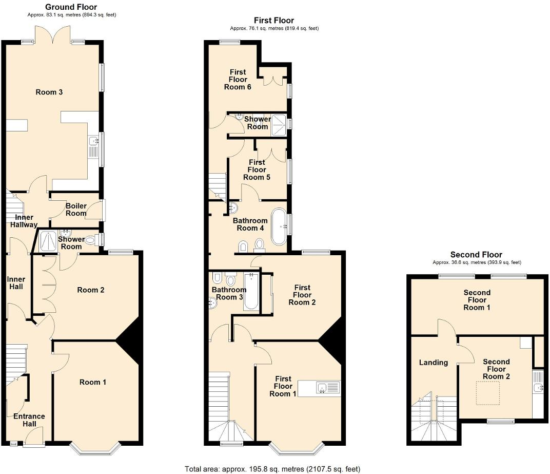 Marlborough Avenue, Hull, HU5 3LG floorplan