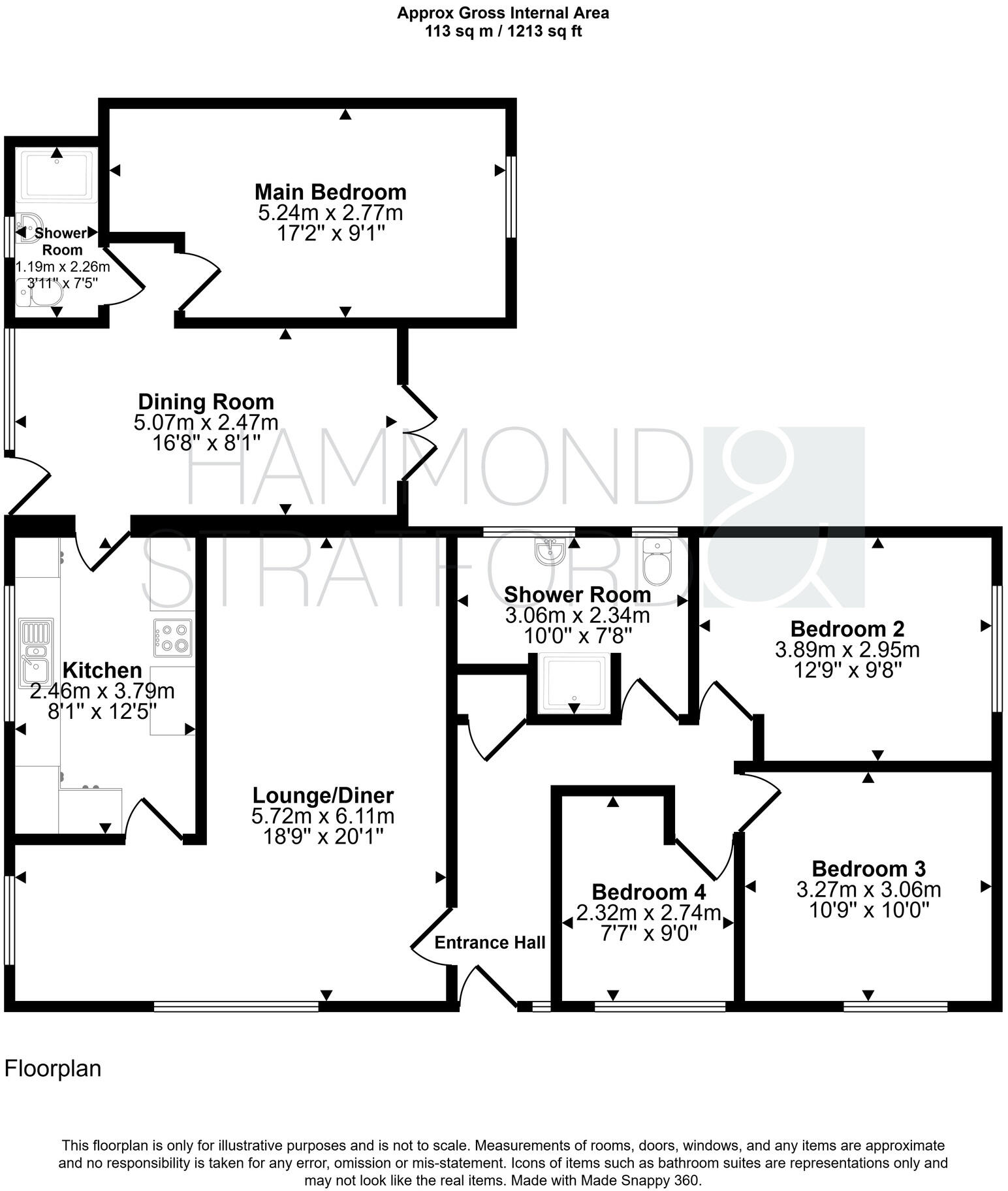Central Crescent, Hethersett floorplan