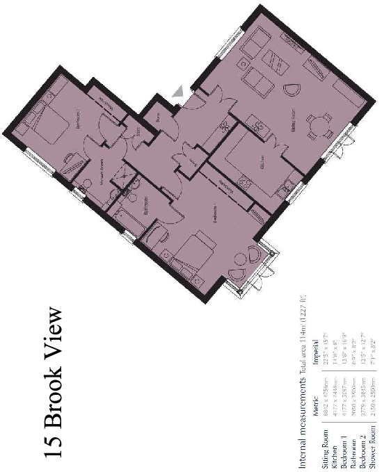 15 Brook View, South Street, Letcombe Regis, Wantage, Oxfordshire floorplan