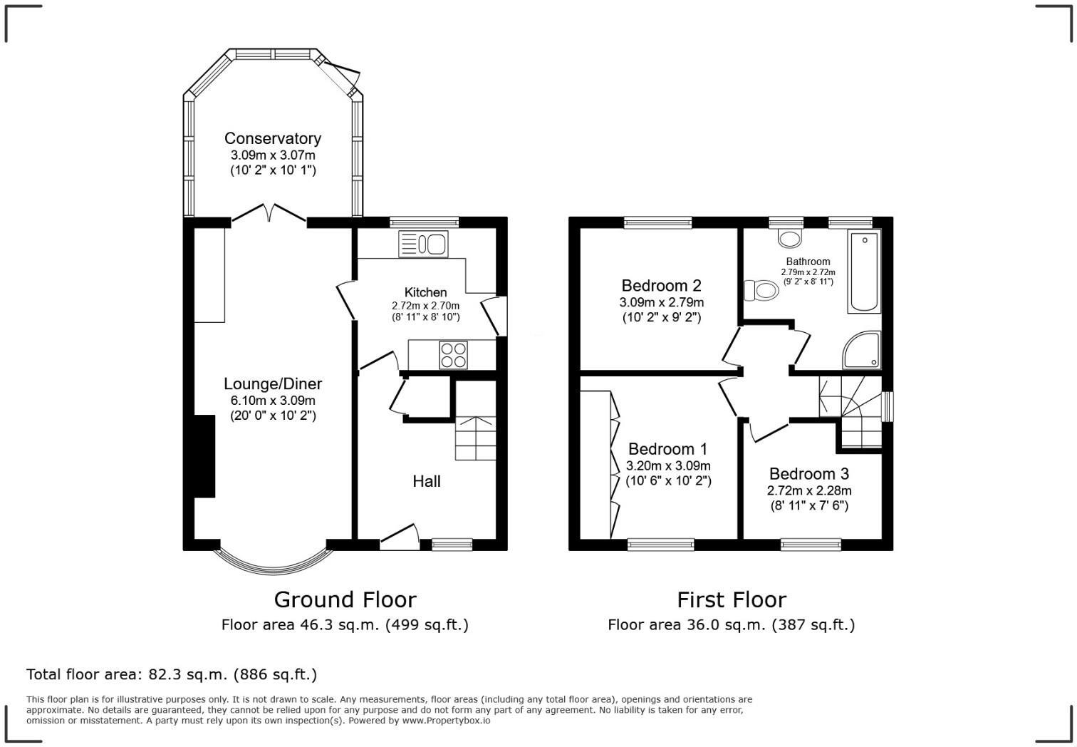 Peterdale Road, Brimington, Chesterfield, S43 1JA floorplan