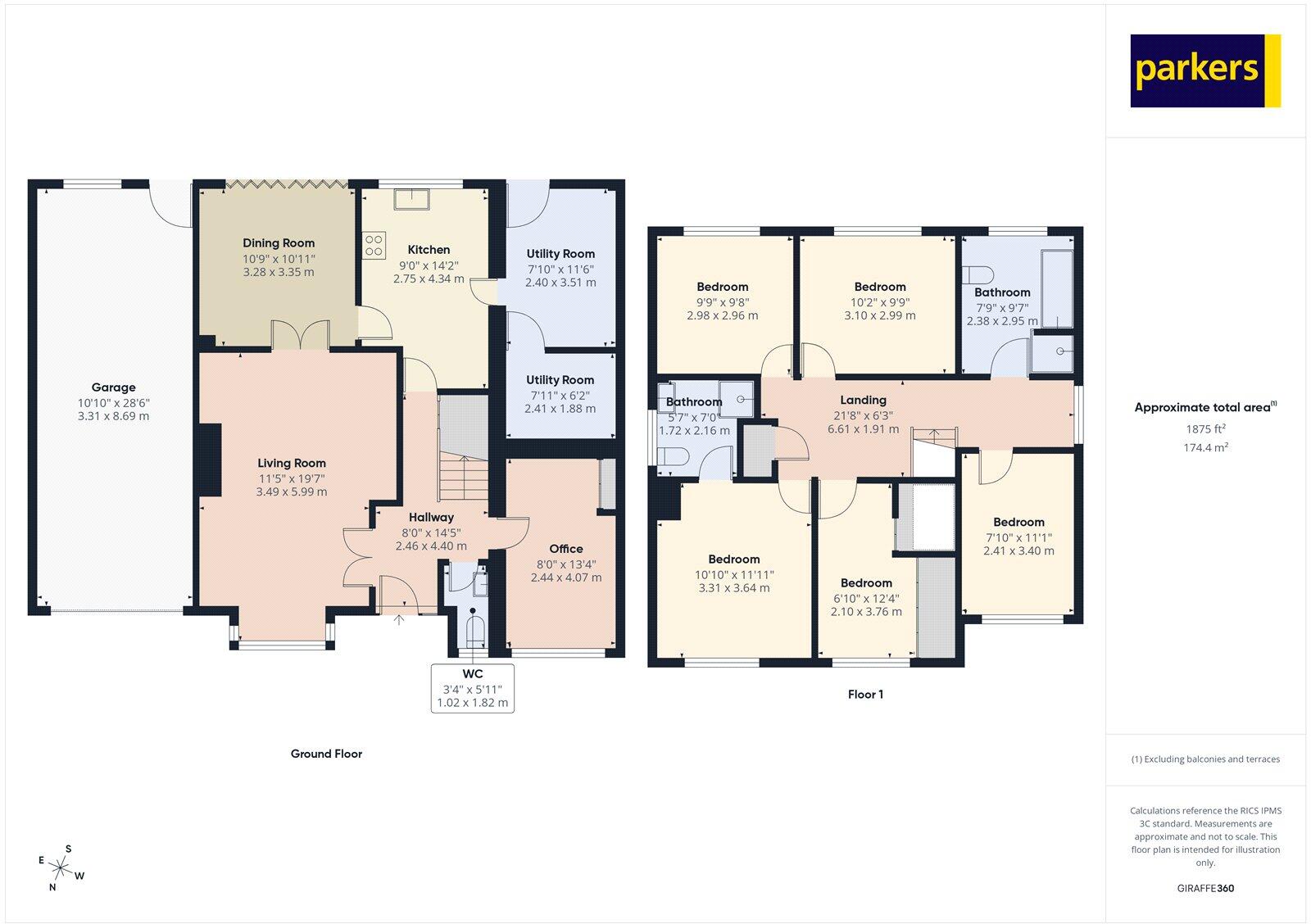 Bourne Close, Calcot, Reading, Berkshire, RG31 floorplan
