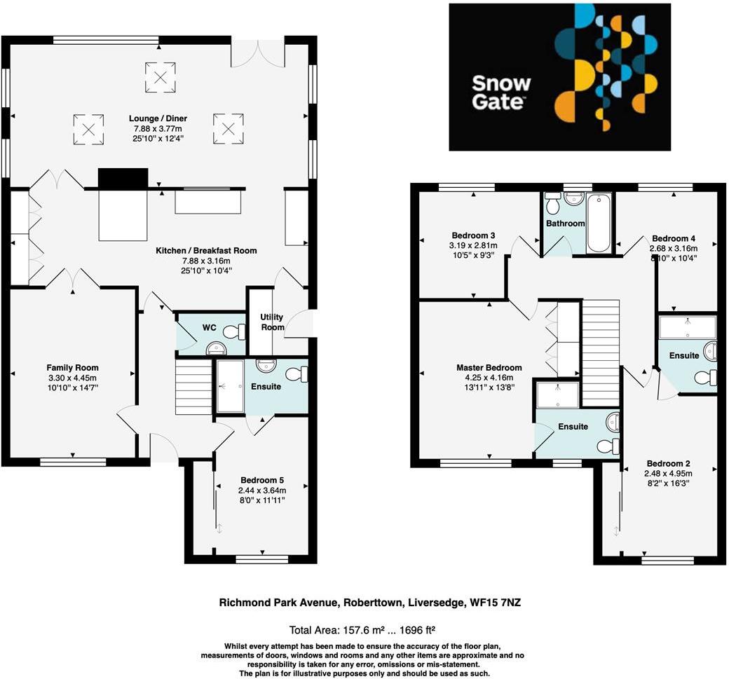 Richmond Park Avenue, Roberttown floorplan