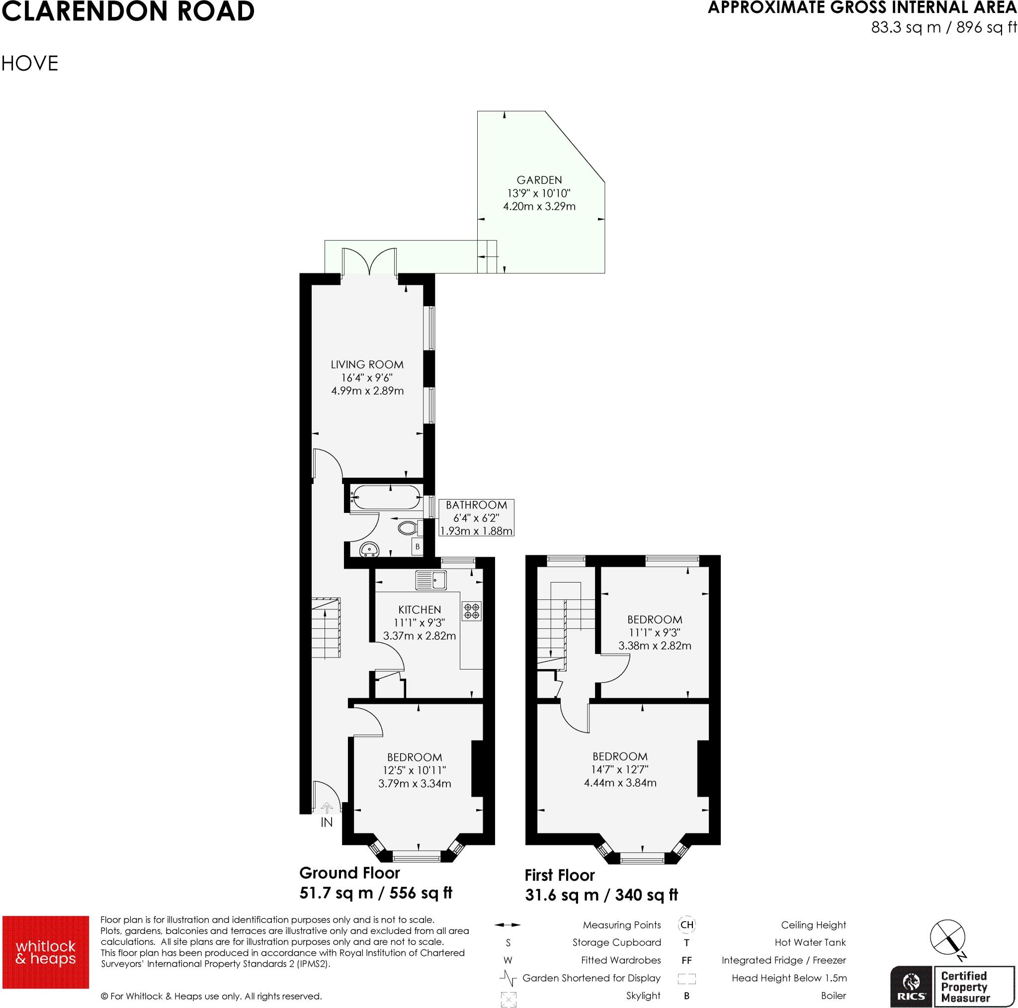 Clarendon Road, Hove floorplan