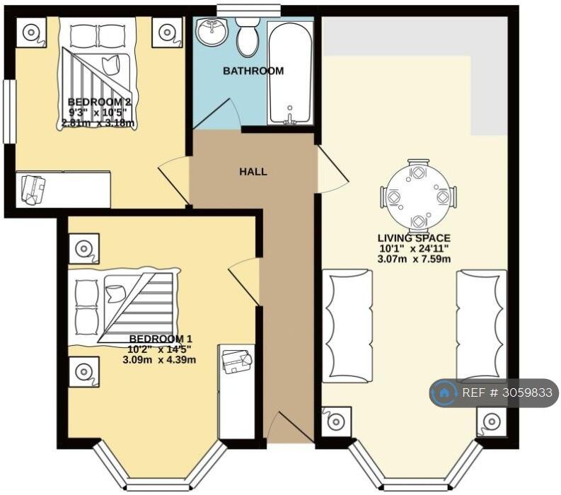 Jubilee Street, Rugby, CV21 floorplan