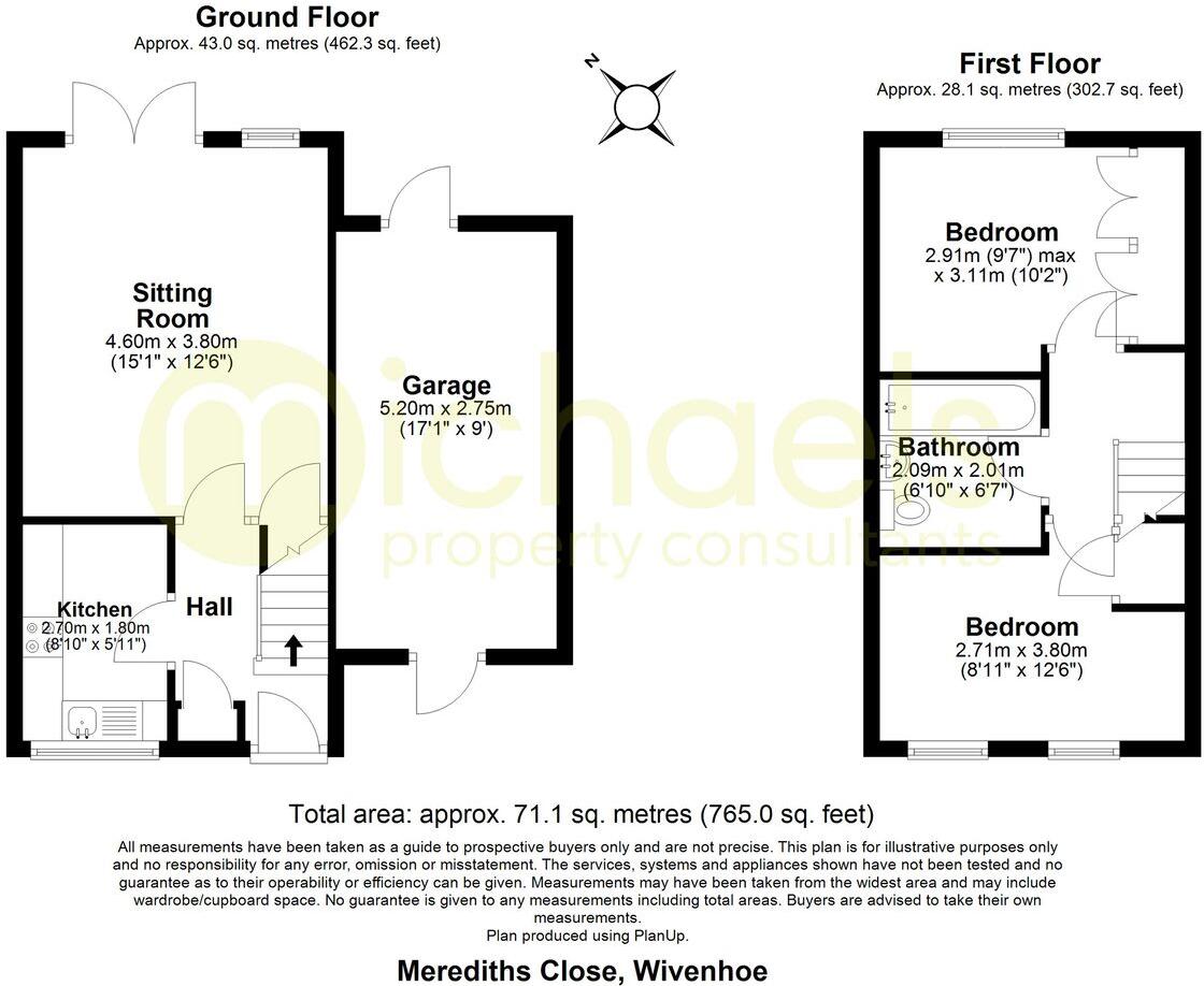 Merediths Close, Wivenhoe, Colchester, CO7 floorplan