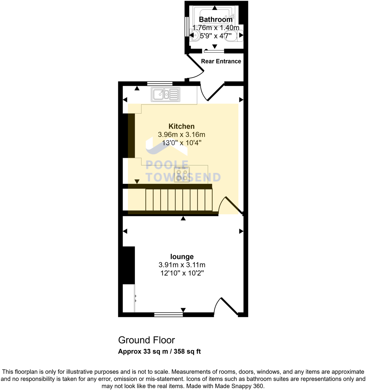 Bailey Street, Ulverston, LA12 9AY floorplan