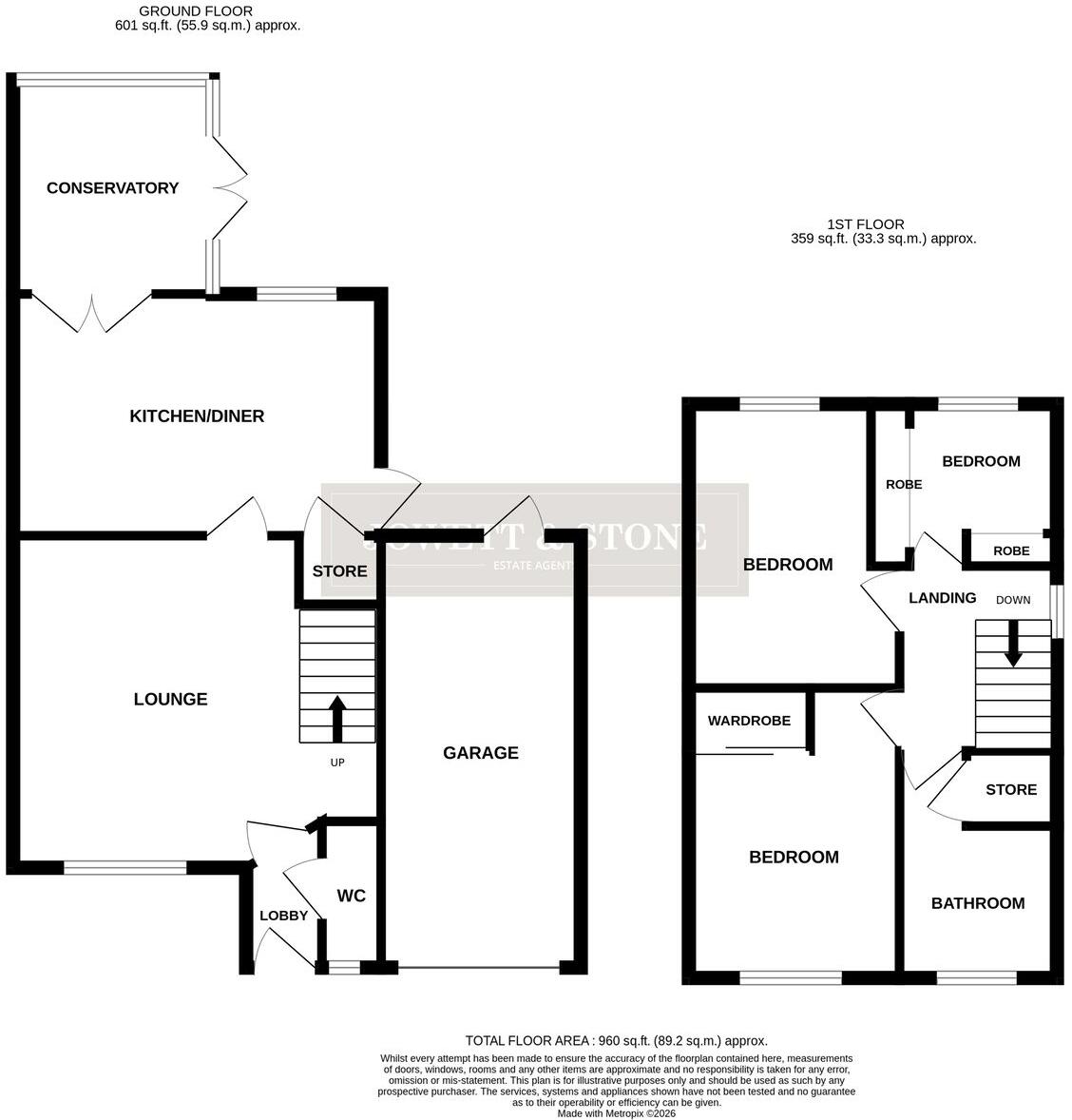 Peacock Drive, Whetstone, Leicester, LE8 floorplan