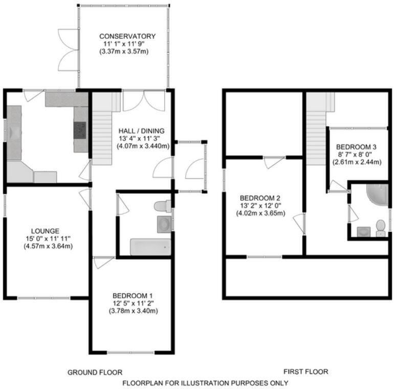 Daisy Croft, Lea, Preston, Lancashire floorplan