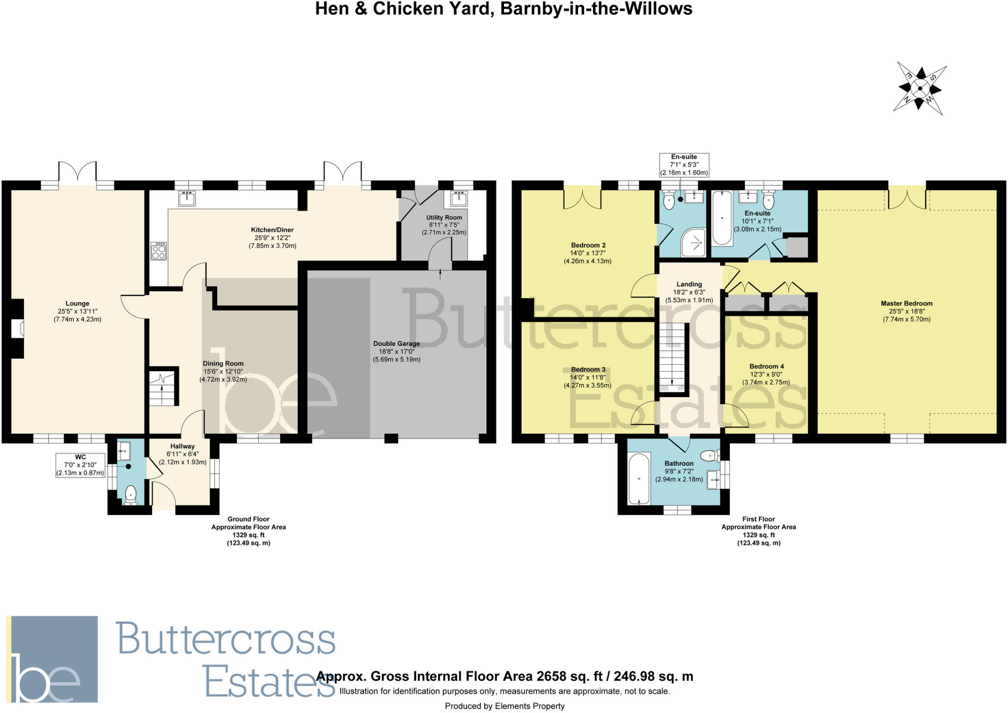 Hen & Chicken Yard, Barnby, NG24 2SP floorplan