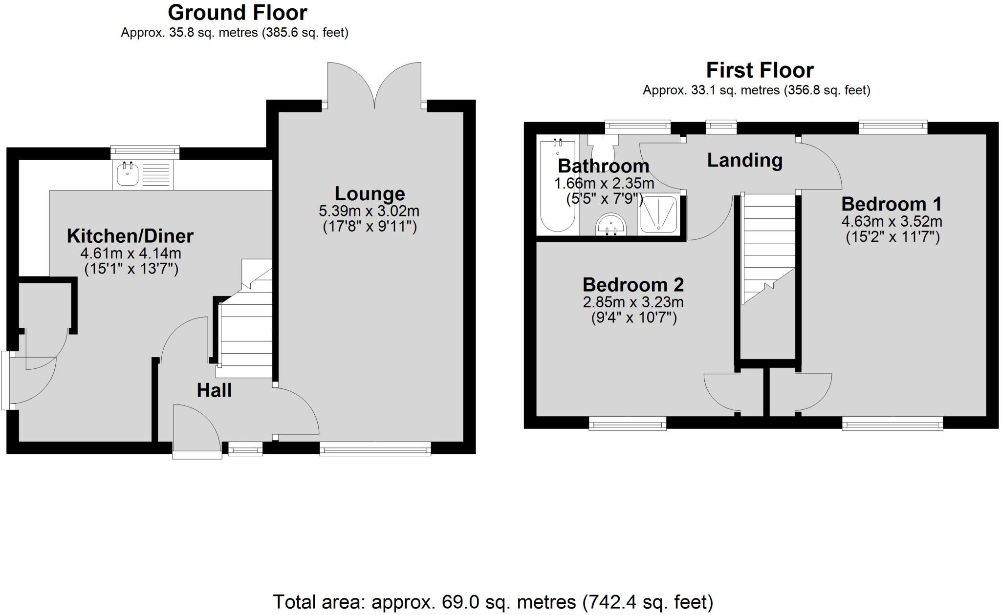 Sussex Gardens, Scampton floorplan