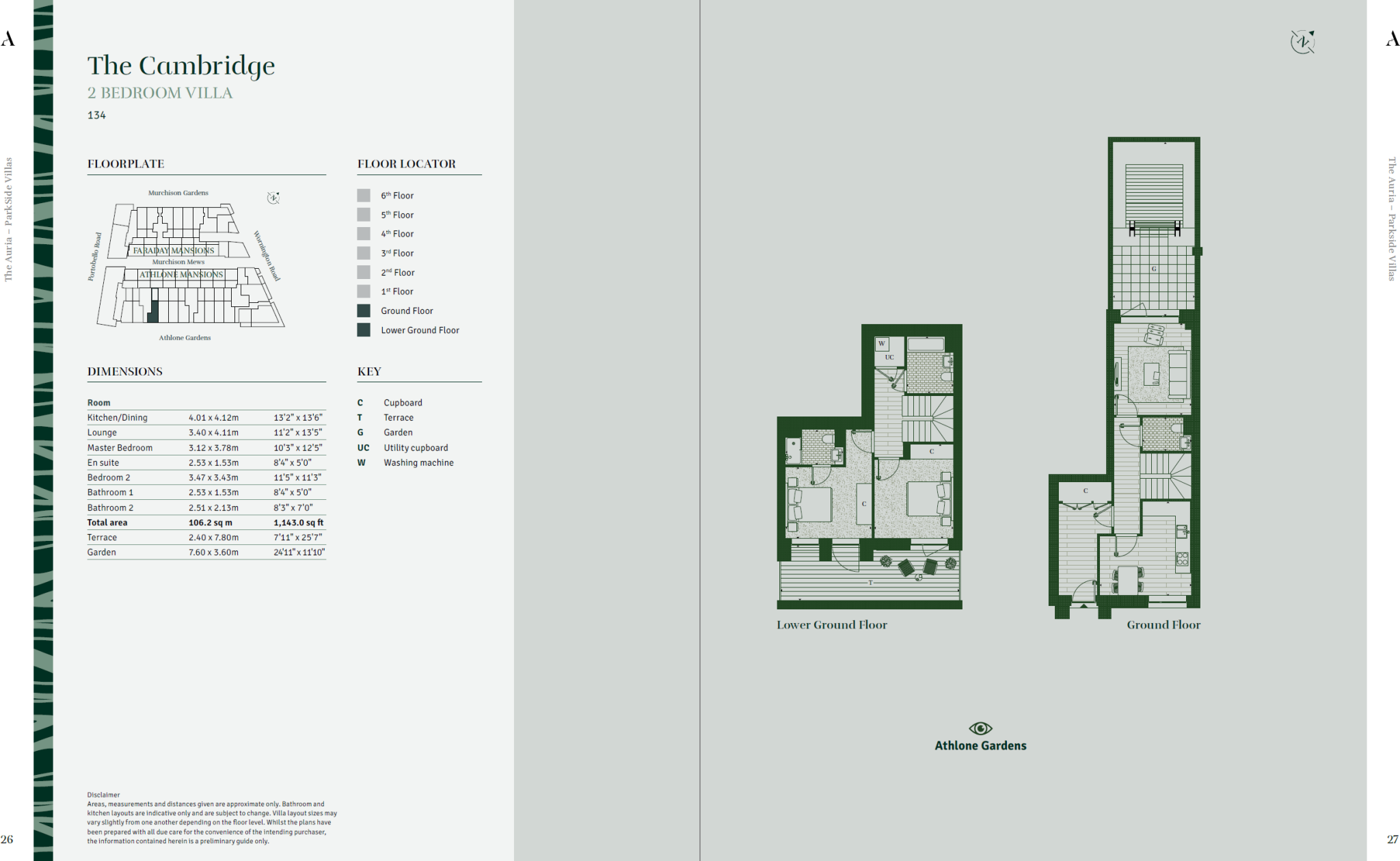 The Auria, Portobello Road, London, W10 5NN floorplan