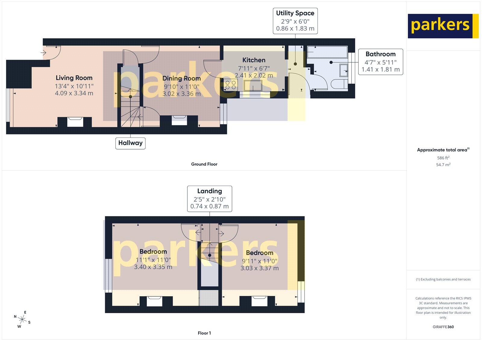 Auckland Road, Reading, Berkshire, RG6 floorplan