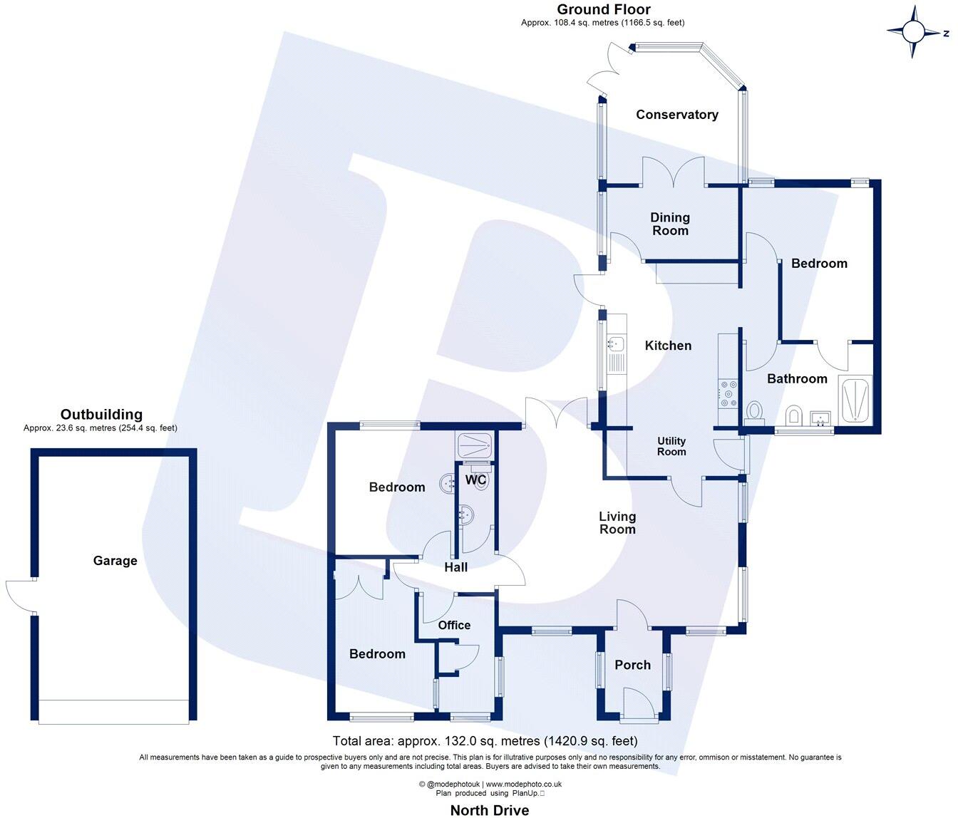 North Drive, Mayland, Chelmsford, Essex, CM3 floorplan