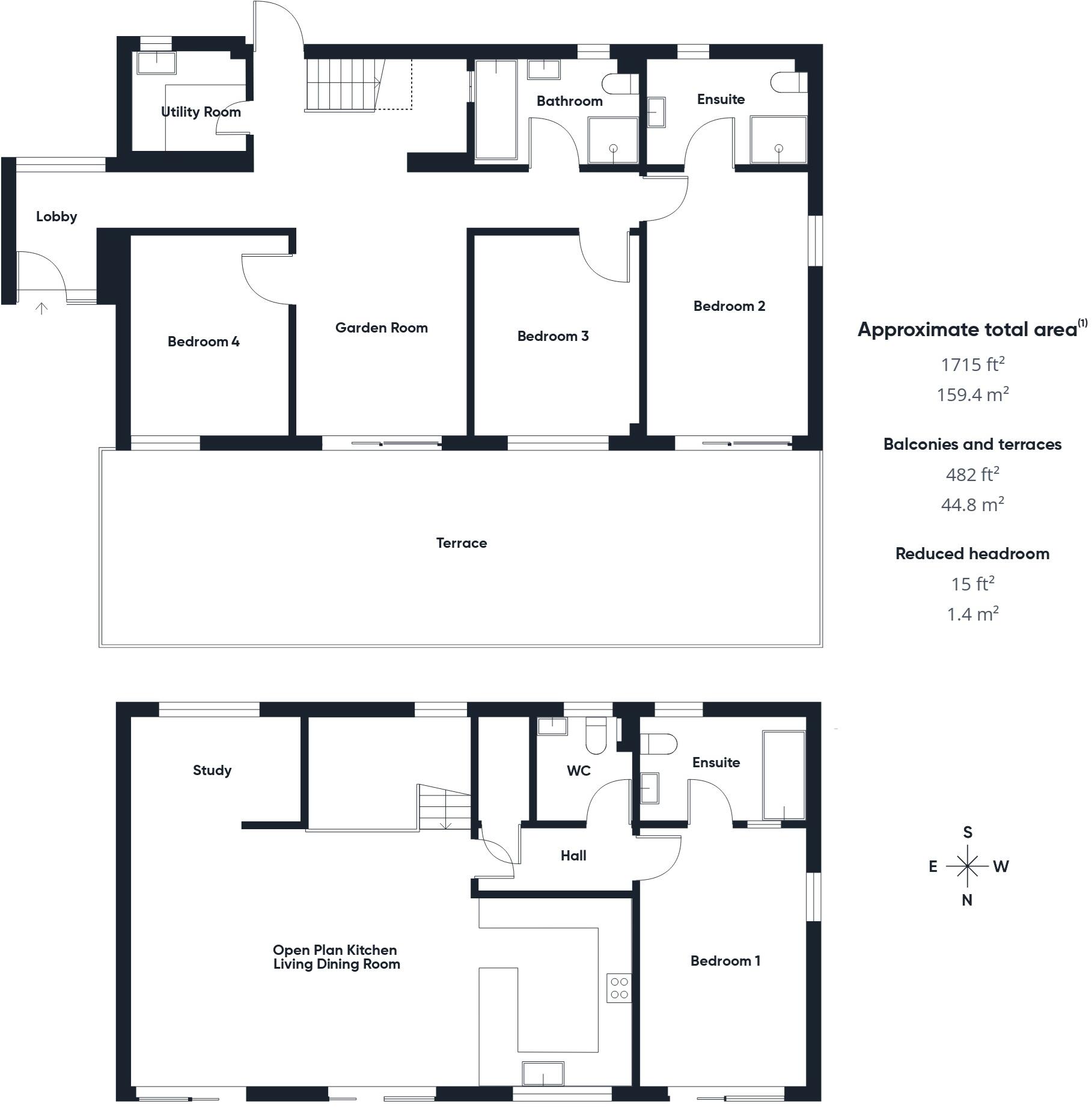 Long Park Drive, Widemouth Bay floorplan