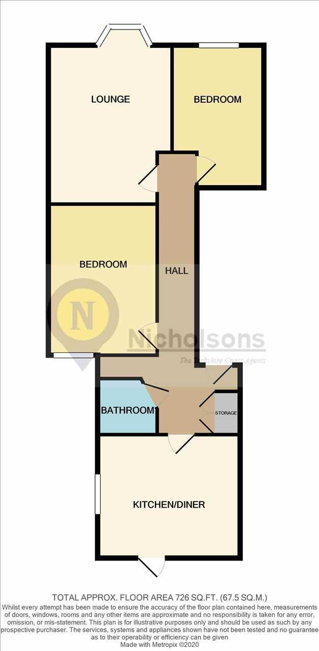 Belle Vue Street, Filey floorplan