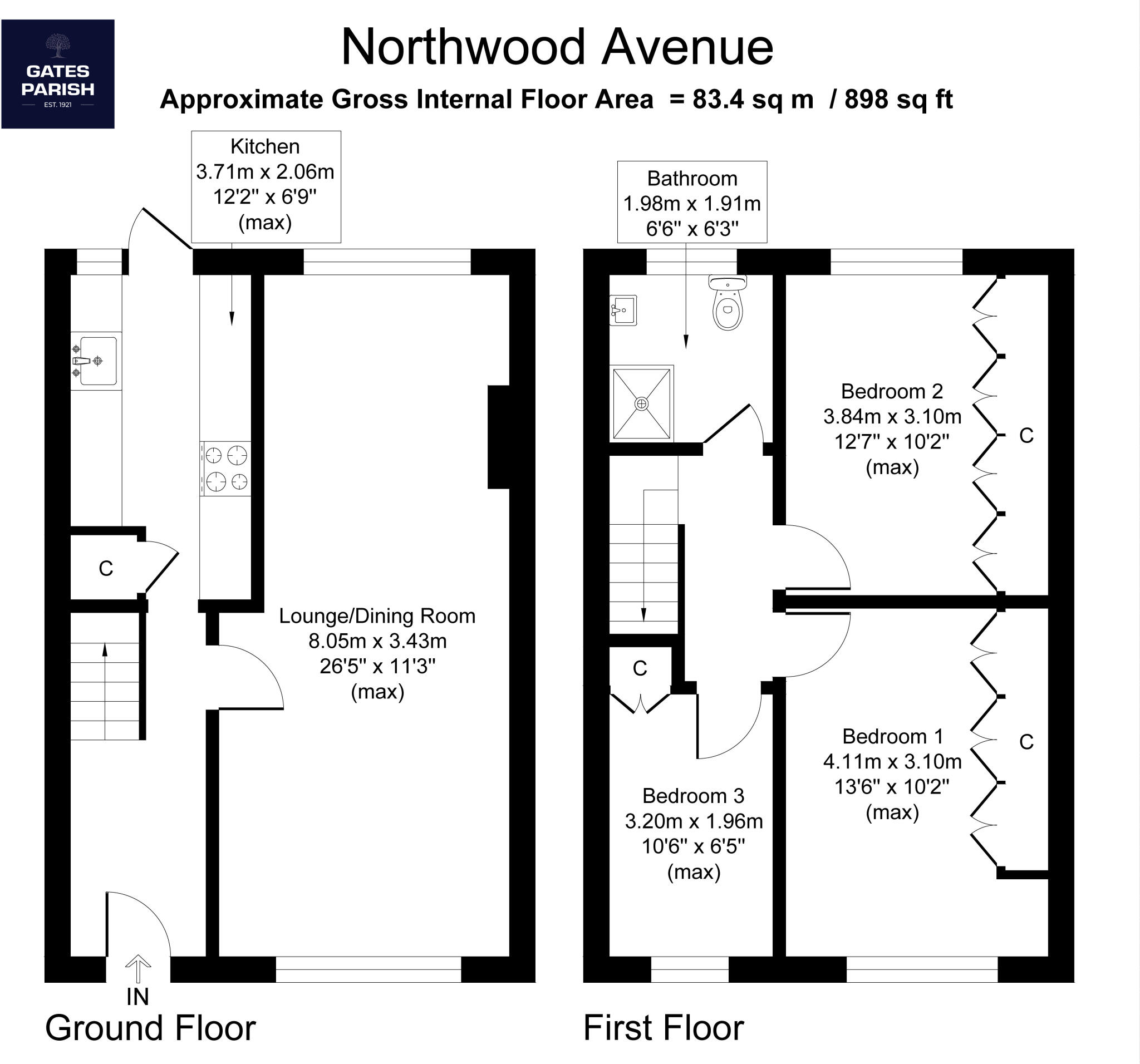 Northwood Avenue, Hornchurch, RM12 floorplan