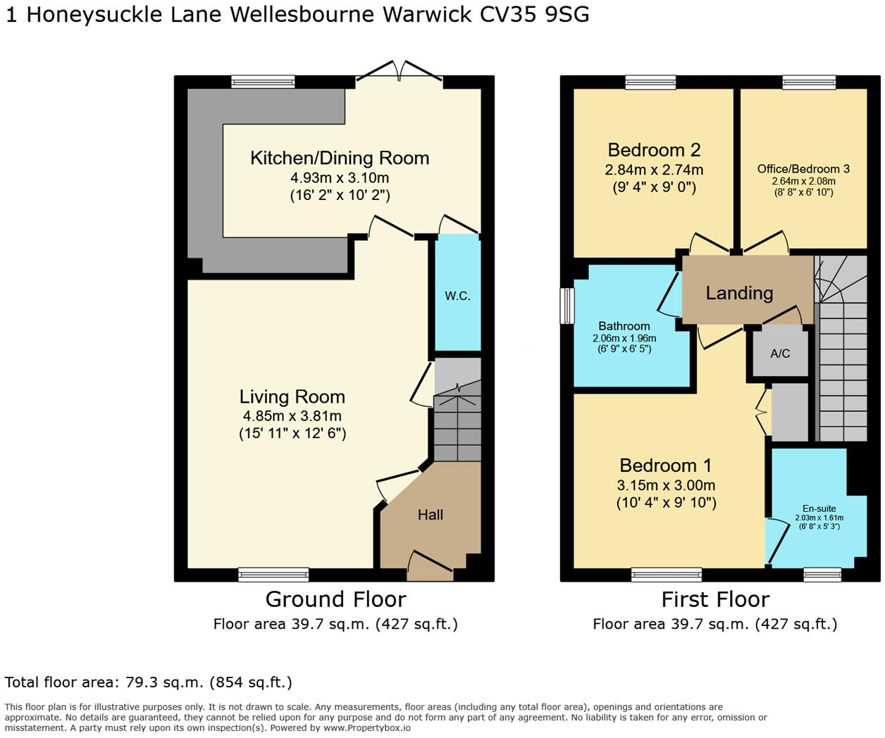 Honeysuckle Lane, Wellesbourne floorplan