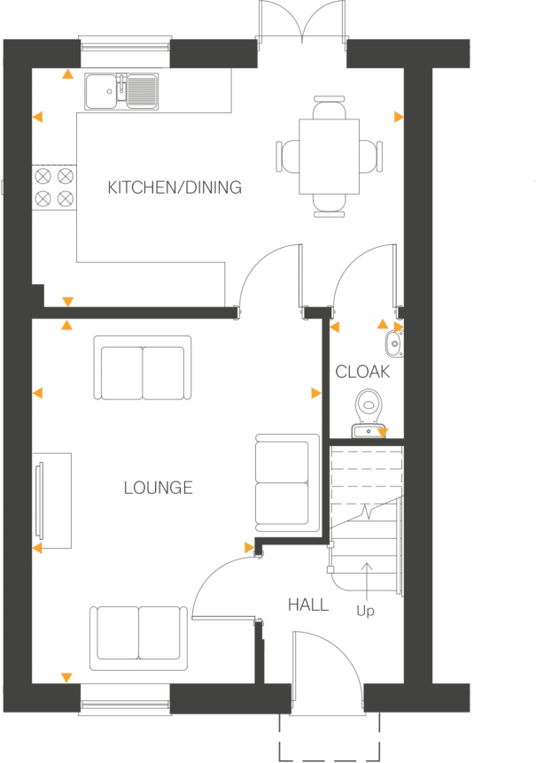 Houlton Way,
Rugby,
CV23 1EZ floorplan